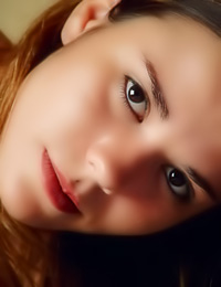 Dreamy teen gal Nicole E slowly removes her white underweaer on the bed and shows her tiny tits.