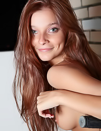 A biking babe with a thing for nudity? Indiana A is a rare sight and she's super hot to boot!